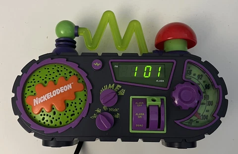 NICKELODEON N2000 1995 TIME BLASTER AM/FM ALARM CLOCK RADIO Cover