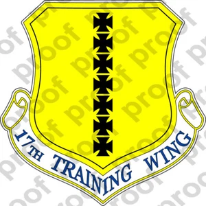 AUFKLEBER USAF 17TH TRAINING WING - Bild 1 von 1