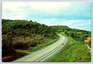 West Virginia Turnpike Vintage Postcard Continental - Picture 1 of 2
