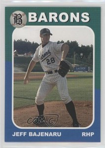 2003 Grandstand Birmingham Barons Jeff Bajenaru #28