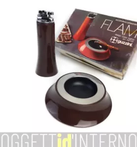 🟨 70s GUZZINI Smoke Set Vintage Set Fumo Guzzini Anni 70 Originale - Foto 1 di 12