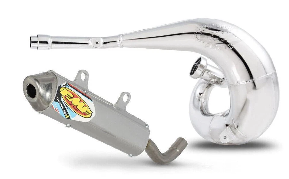 FMF Fatty exhaust pipe & Turbinecore 2 silencer fits 2004-2010 KTM 250/300 2T - Image 1 of 1