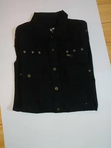 Men's Recess Black  Long Sleeve Shirt Medium - Picture 1 of 5