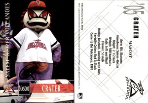 Crater 2005 Grandstand Salem-Keizer Volcanoes #NNO RC Card *AutographDen*