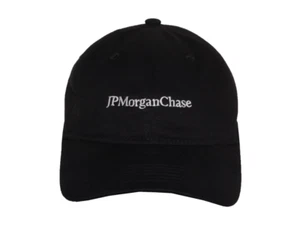 NWT 100% Authentic JP Morgan Chase Logo Hat / Cap Black Client Gift - Picture 1 of 2