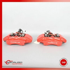 2002-2012 Porsche 911 996 997 Rear Brake Caliper Set Brembo Red OEM Used - Picture 1 of 12