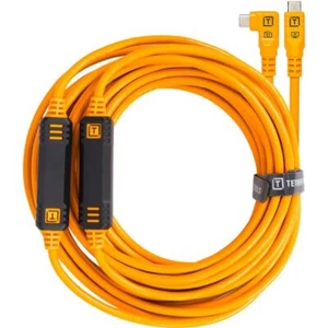 Tether Tools TetherPro cavo ad angolo retto da USB-C a USB-C 9,4 m - arancione - Foto 1 di 1