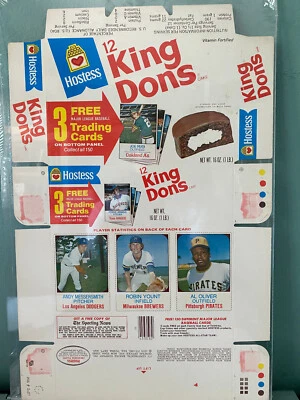 Tarjeta de novato Robin Yount de anfitriona 1975 caja completa con Messersmith, Oliver. Foto 1 de 4