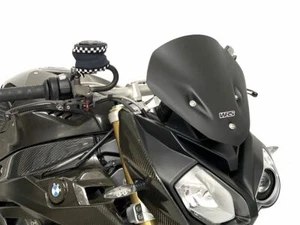 BULLE SPORT NOIR MAT WRS POUR BMW S 1000 R 2014-2020 - Photo 1/7