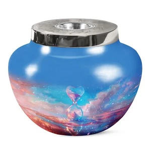 Hourglass Urn For Human Ashes Adult Male & Female Decorative Memorial Ashes - Picture 1 of 7