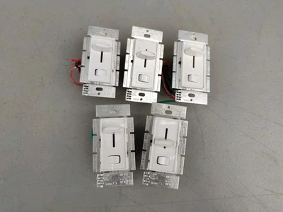  Interruptor atenuador de iluminación Lutron Skylark SCL-153P 150W.(Lote de 5 piezas, blanco) .#L03 Foto 1 de 4