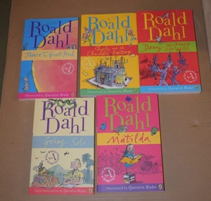 Roald Dahl Collection Library 5 PB Book Children’s Lot Like New - Picture 1 of 5