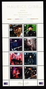 HOJA ISLA DE HOMBRE 2024 MAURICE GIBB MNH - Imagen 1 de 1