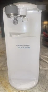 Black & Decker Extra Tall Electric Can Opener PLUS Knife Sharpener Tested, Works - Picture 1 of 4