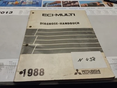 N438 Mitsubishi Workshop Manual Diagnostic Manual ECI-Multi 1988 - Image 1 of 4