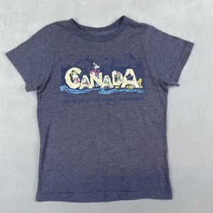 Disney T Shirt Epcot World Showcase Canada Pacific Northwest Youth XS - Picture 1 of 6