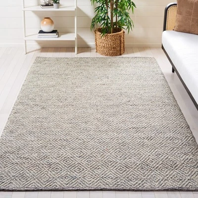 Natura Collection Accent Rug - 4' x 6', Camel & Grey, Handmade Wool, Ideal fo... - Image 1 of 4