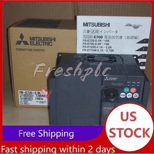 1PC New Mitsubishi FR-E720-3.7K Inverter In Box Expedited Shipping - Picture 1 of 5