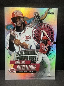 2025 Topps Series 1 Elly De La Cruz Home Field Advantage SSP Reds #HA-16 - Picture 1 of 3