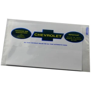 1963-66 Chevrolet Owners Manual/Paperwork Storage, Plastic Bag 1pc - Bild 1 von 9