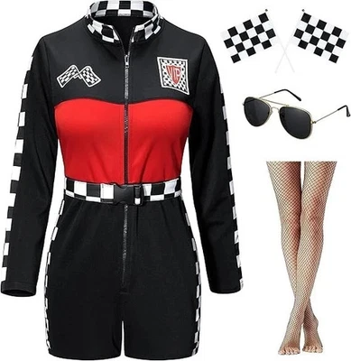 Disfraz de coche de carreras Tokyo Revengers para mujer con accesorios - NUEVO en bolsa - Talla grande Foto 1 de 2