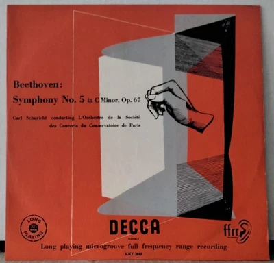 DECCA LXT 2513 UK BEETHOVEN, SCHURICHT Symphony no. 5 MONO ED 1 LP - Image 1 of 3
