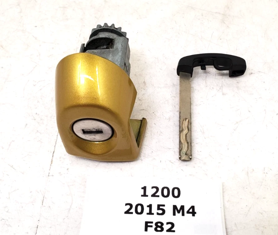 ✅ 12-20 OEM BMW F22 F32 F82 F87 M2 Cerradura Puerta Izquierda Mecanismo Llave Dorado B67 Foto 1 de 4