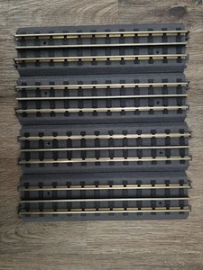 LOT OF 4 MTH REAL TRAX 10" STRAIGHT TRACK SECTIONS 40-1001! O GAUGE REALTRAX - Picture 1 of 4