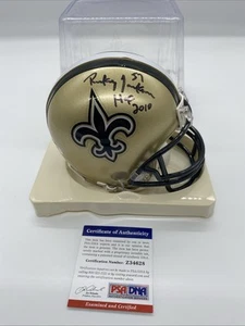 Rickey Jackson HOF Signed Riddell Mini Helmet New Orleans Saints PSA DNA Cert - Picture 1 of 11