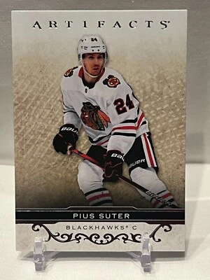 2021-22 UD Artifacts Pius Suter Silver #5 Chicago Blackhawks - Image 1 of 2