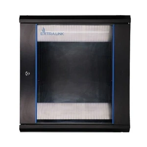 Extralink 12u 600x450 Wall-mounted Rackmount Cabinet Blackel-rmc-12u-2 - Picture 1 of 4