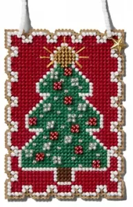 Christmas Tree - Holiday Stamps 2024 Mill Hill Charmed Ornaments Bead Kit - Picture 1 of 1