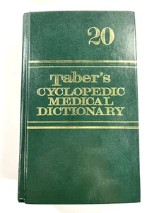 Taber's Medical Dictionary Cyclopedic 20th Edition 2005 Hardcover Book - Picture 1 of 12