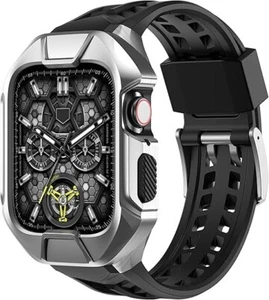 Rugged Armor Pro Watch Case with Band Compatible with Apple 44/45mm 7 6 5 4 SE - Photo 1 sur 6