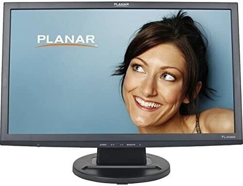 Planar PL2010MW 20.1-Inch Wide Digital/Analog LCD Monitor with Speakers, Black - Image 1 of 4
