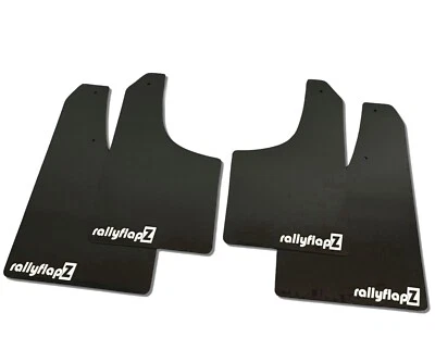RALLYFLAPZ Flaps Fango Rally Mudflaps Ford Focus Mk2 ST ST225 Nero 3,2 mm PVC *Bianco Lucido RF
