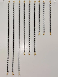 Tractor-Trailer Equipment Tie Down Chains Authentic New Cat Yellow Hooks 1/50th - Picture 1 of 1