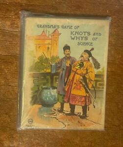 ANTIQUE Milton Bradley: Grandma’s Game of Knots and Whys of Science #4934 (1900)