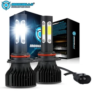 6-sides HB3 9005 LED Headlight Bulbs Super Bright Kit White 1200000LM High Beam - Picture 1 of 12