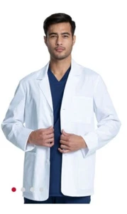 Cherokee Men's 5XL Jacket Lab Coat Consultation White Medical Professional NWT - Picture 1 of 9