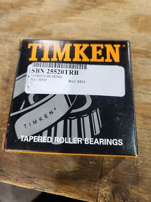Timken 25520 Tapered Wheel Bearing, 2.64" ID, 3.27" OD - Image 1 of 4