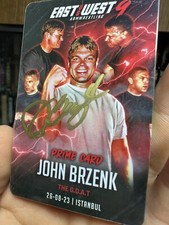 East Vs West 9 Limited Edition Prime Card Autographed John Brzenk