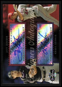2006 Topps Co-Signers Dual Autographs #CS23 Jeff Mathis/Chris Snyder AUTO