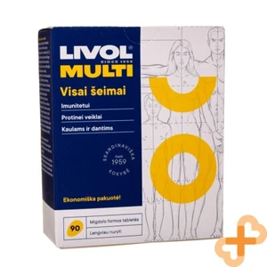 LIVOL MULTI For The Whole Family Supplement 90 Tablets Vision Immunity Mental - Picture 1 of 24