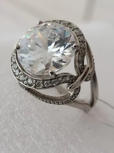 Anillo de plata con circonitas cúbicas 925 nuevo - Imagen 1 de 22