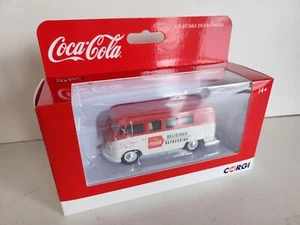Corgi Classics 1:43 CC02733 - Coca-Cola Volkswagen Campervan 1960s late - SEALED - Picture 1 of 7