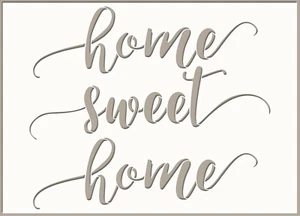 Home SCHABLONE Sweet Words Zitat Farbe Wandmöbel Vintage wiederverwendbar Handwerk QU60 - Bild 1 von 16