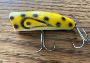 KAUTZKY LAZY IKE - Chug Ike / KC3- (YBS) Yellow w Blk Spots - Ft. Dodge, Lure - Picture 1 of 4