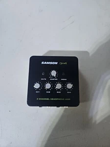 SAMSON QH4 4-Channel Stereo DJ Studio Monitoring Headphone Amplifier Amp - Picture 1 of 4