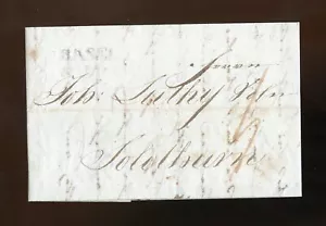 SCHWEIZ VORPHILA-BRIEF BASEL 20.6.1821 - SOLOTHURN !!! (969290) - Bild 1 von 2